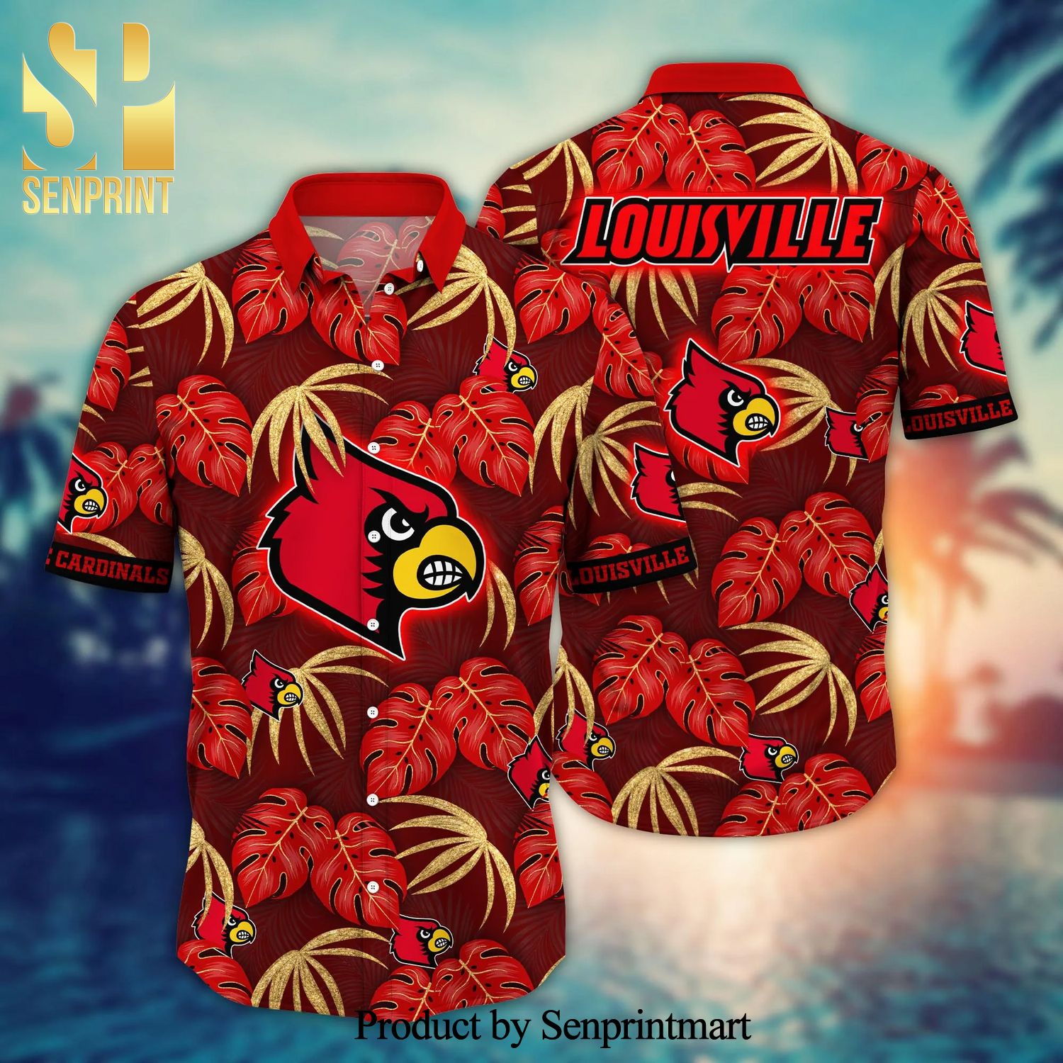 Louisville Cardinals NCAA For Sports Fan All Over Printed Hawaiian Shirt