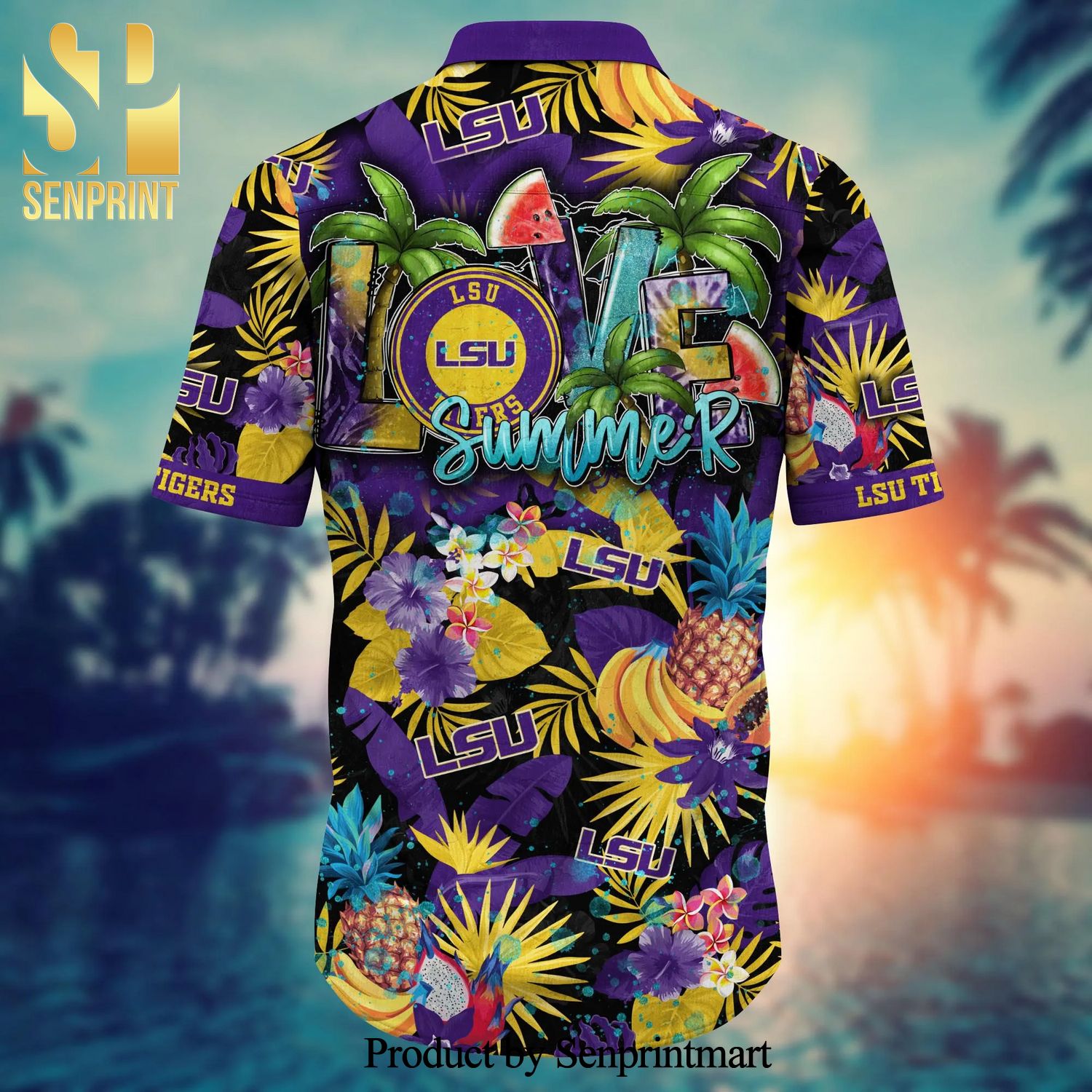 La Dodgers Tropical Pattern For Fans Hawaiian Shirt - Senprintmart