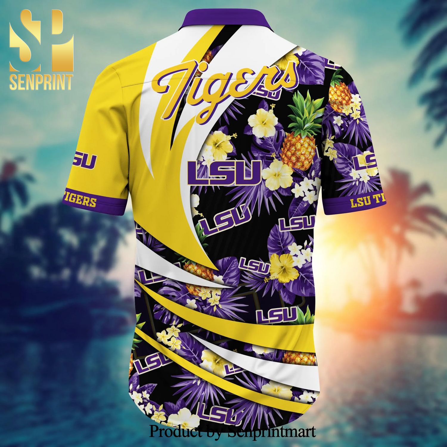 La Dodgers Tropical Pattern For Fans Hawaiian Shirt - Senprintmart Store