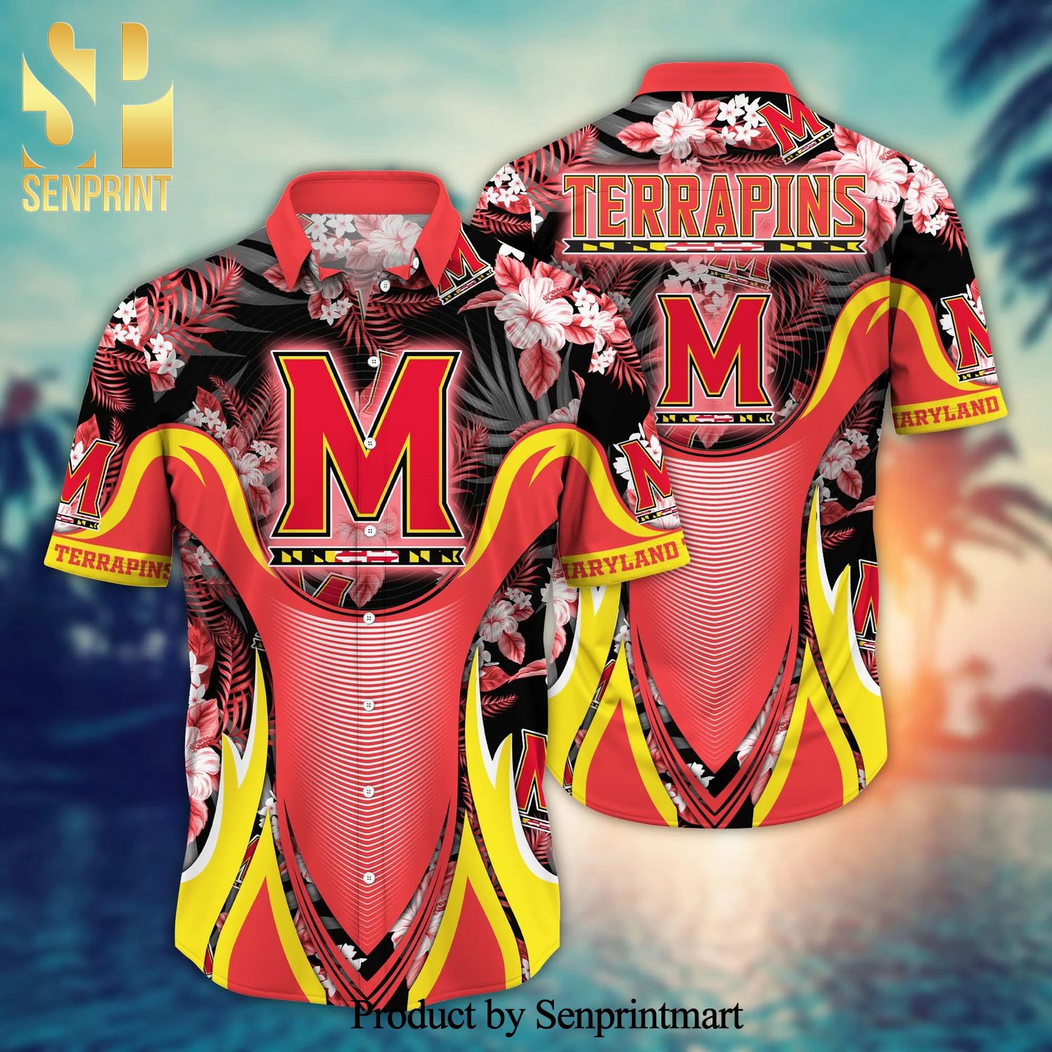 Maryland Terrapins NCAA For Sports Fan Classic Hawaiian Beach Shirt