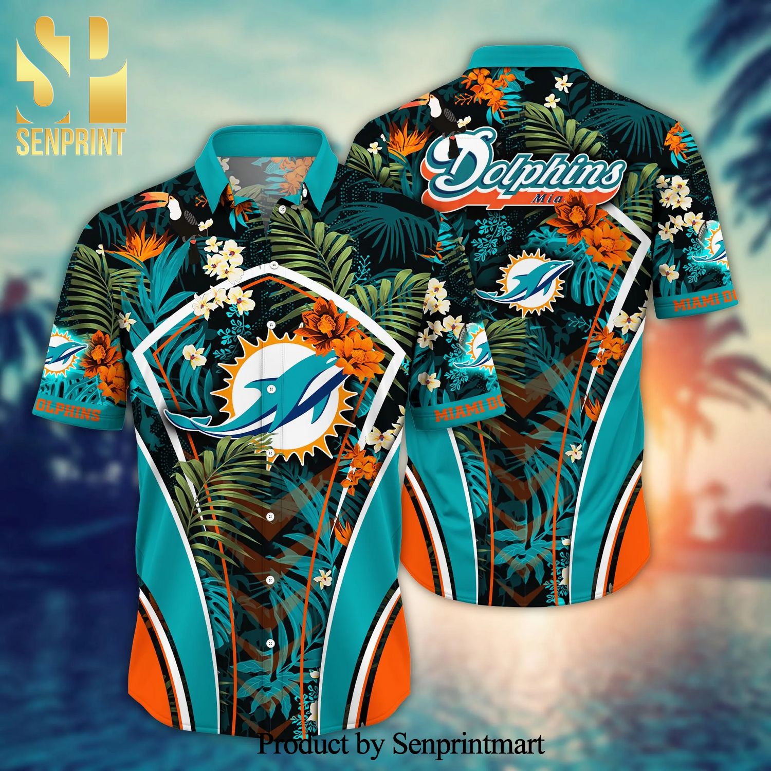 Miami Dolphins NFL For Sports Fan Flower Hawaiian Shirt