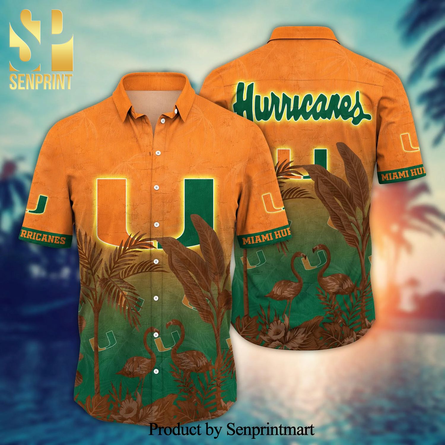 Miami Hurricanes NCAA For Sports Fan Aloha Hawaiian Beach Shirt