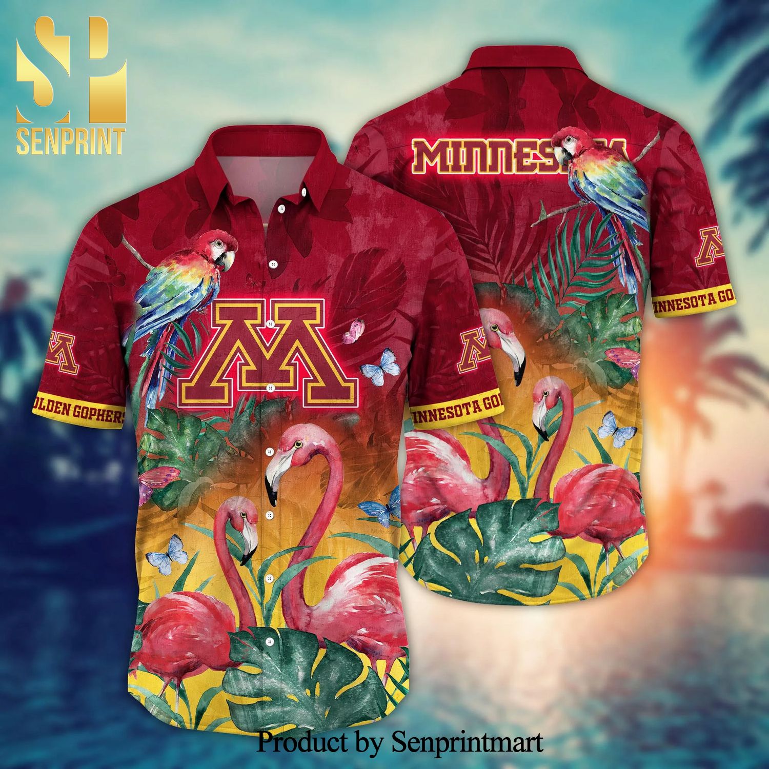 Minnesota Golden Gophers NCAA For Sports Fan All Over Print Hawaiian Beach Shirt