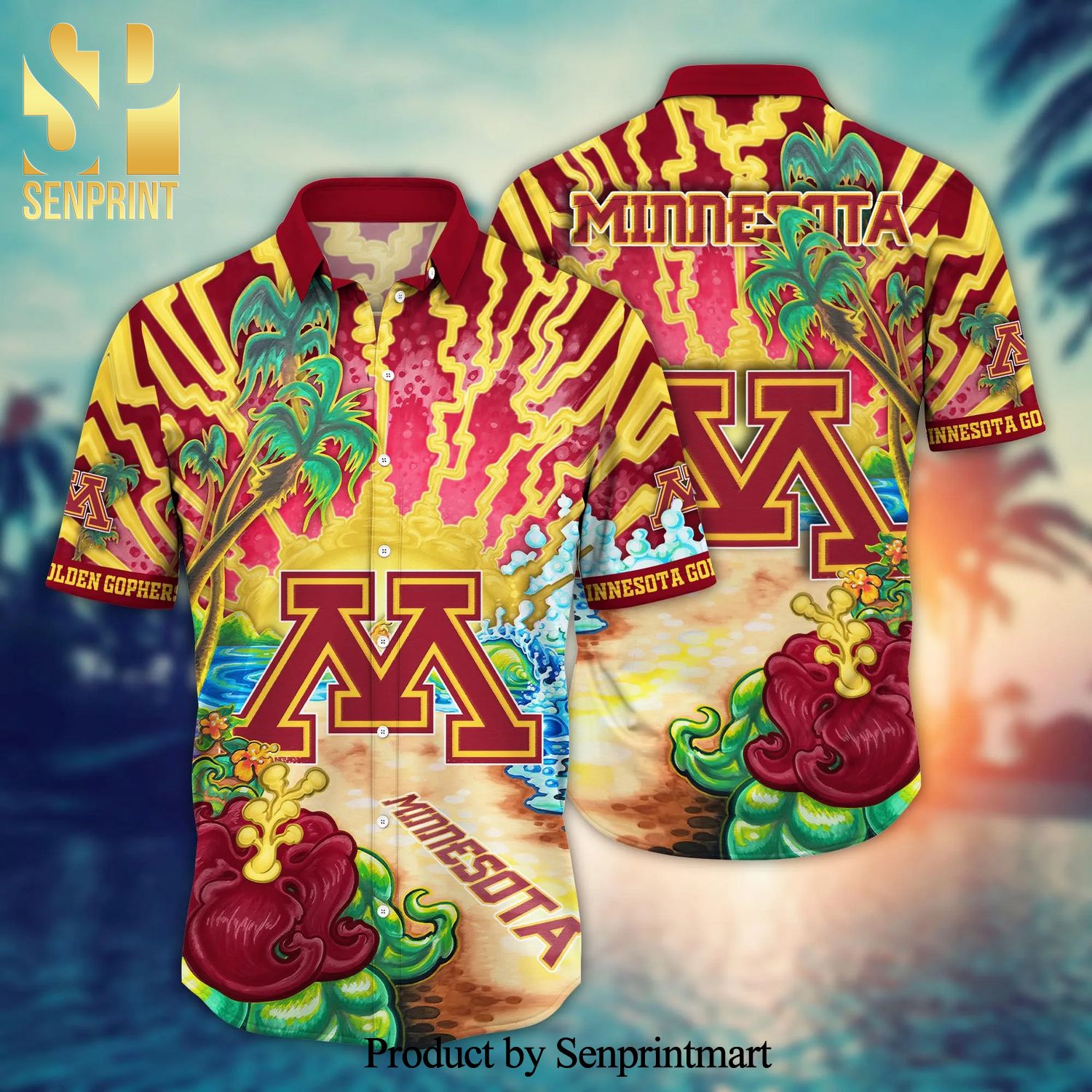 Minnesota Golden Gophers NCAA For Sports Fan Summer Hawaiian Beach Shirt