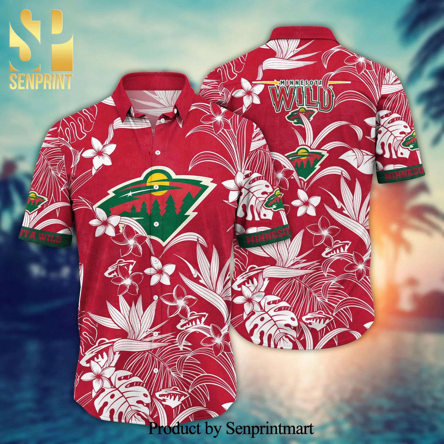 Minnesota Wild NHL For Sports Fan Full Printing Hawaiian Style Shirt