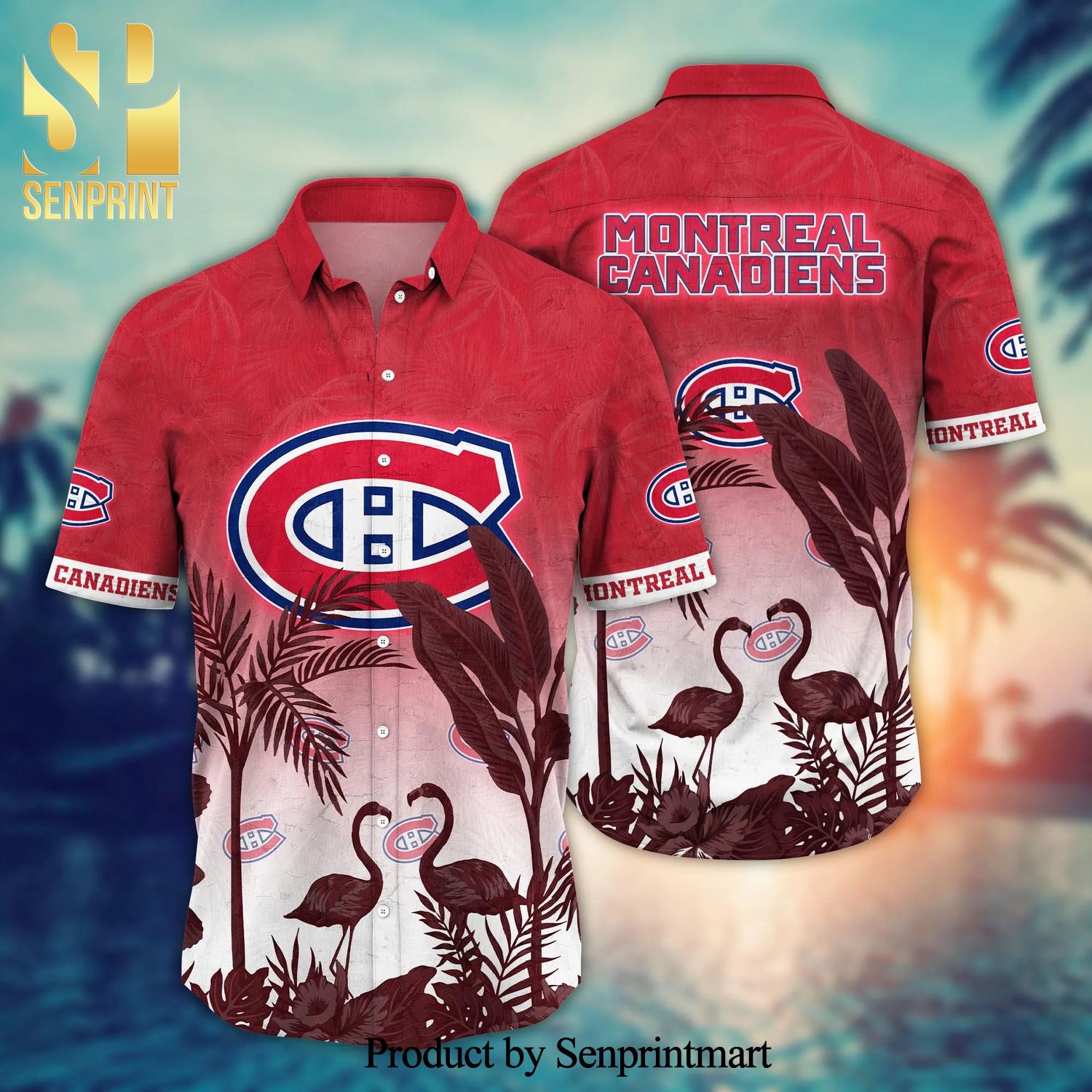 Montreal Canadiens NHL For Sports Fan Full Printing Hawaiian Beach Shirt