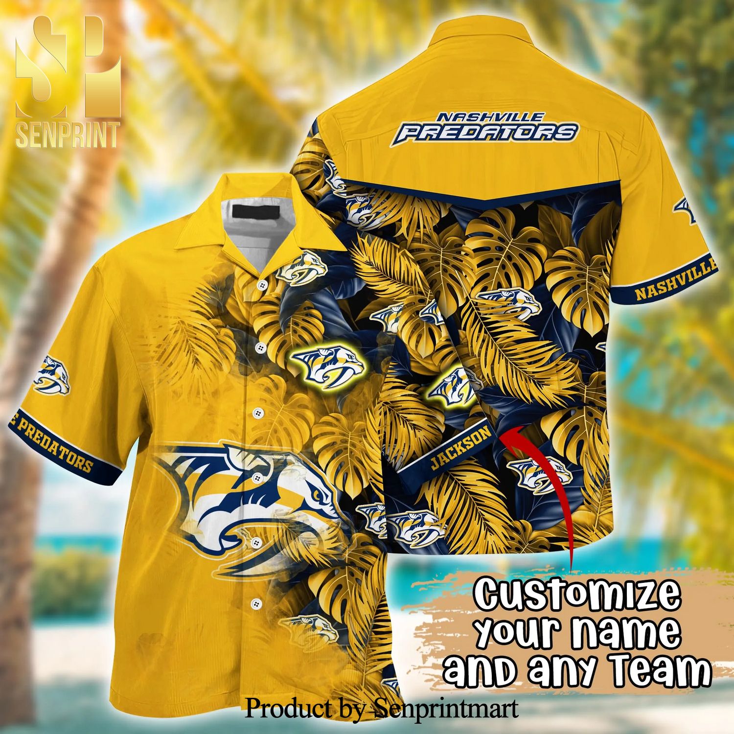 Nashville Predators NHL Classic Hawaiian Style Shirt