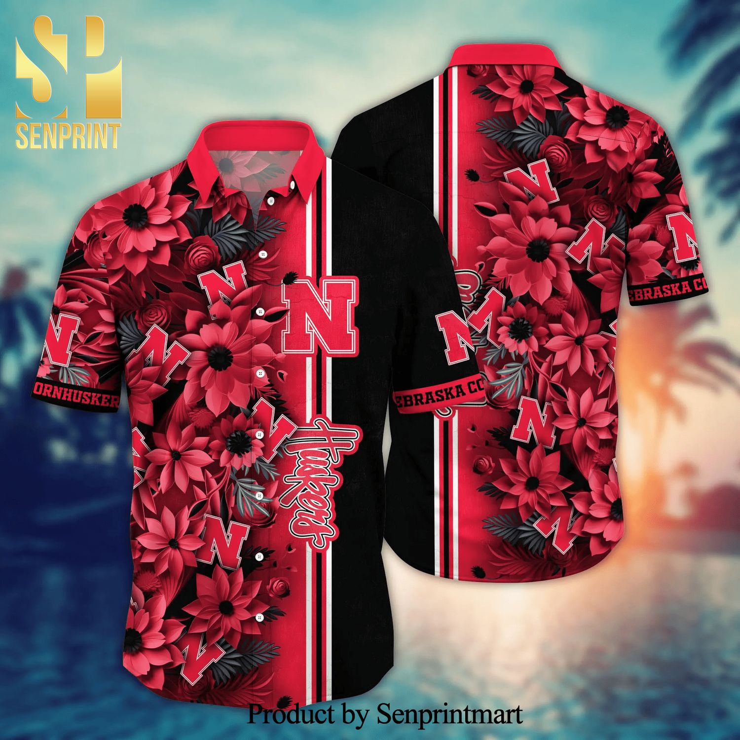 Nc State Wolfpack NCAA Flower Button Up Hawaiian Shirt 3D Shirt