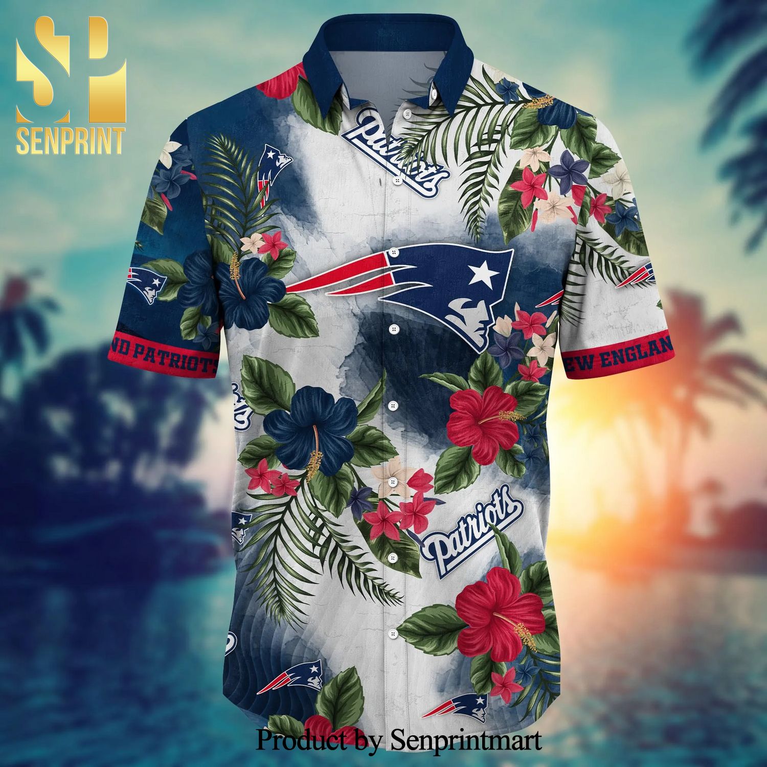 New England Patriots NFL Custom Name Hawaiian Shirt For Men And Women Great  Gift For Real Fans - Freedomdesign