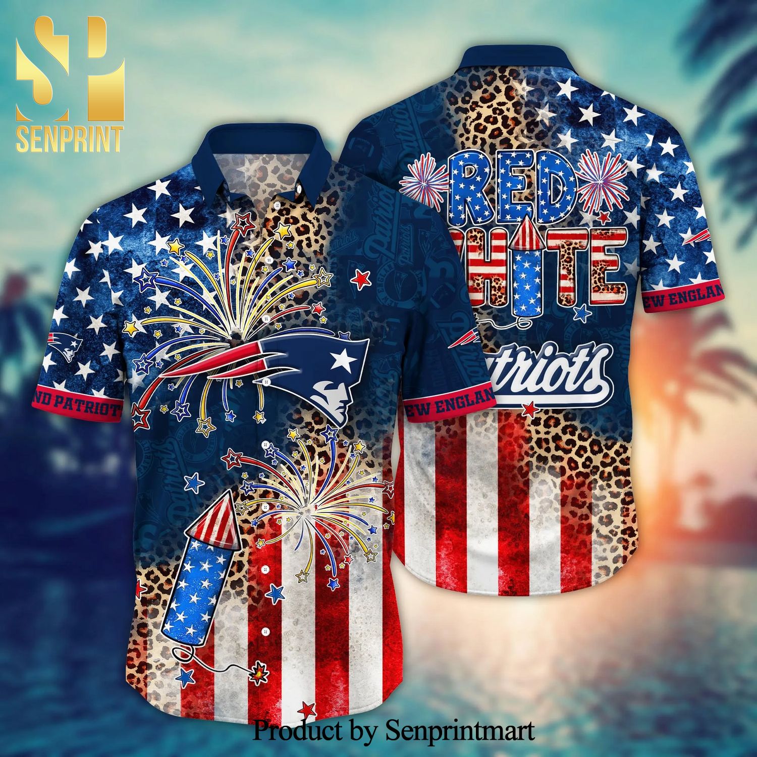 Personalized Atlanta Braves Baseball Full Printing 3D Hawaiian Shirt - Red  - Senprintmart Store