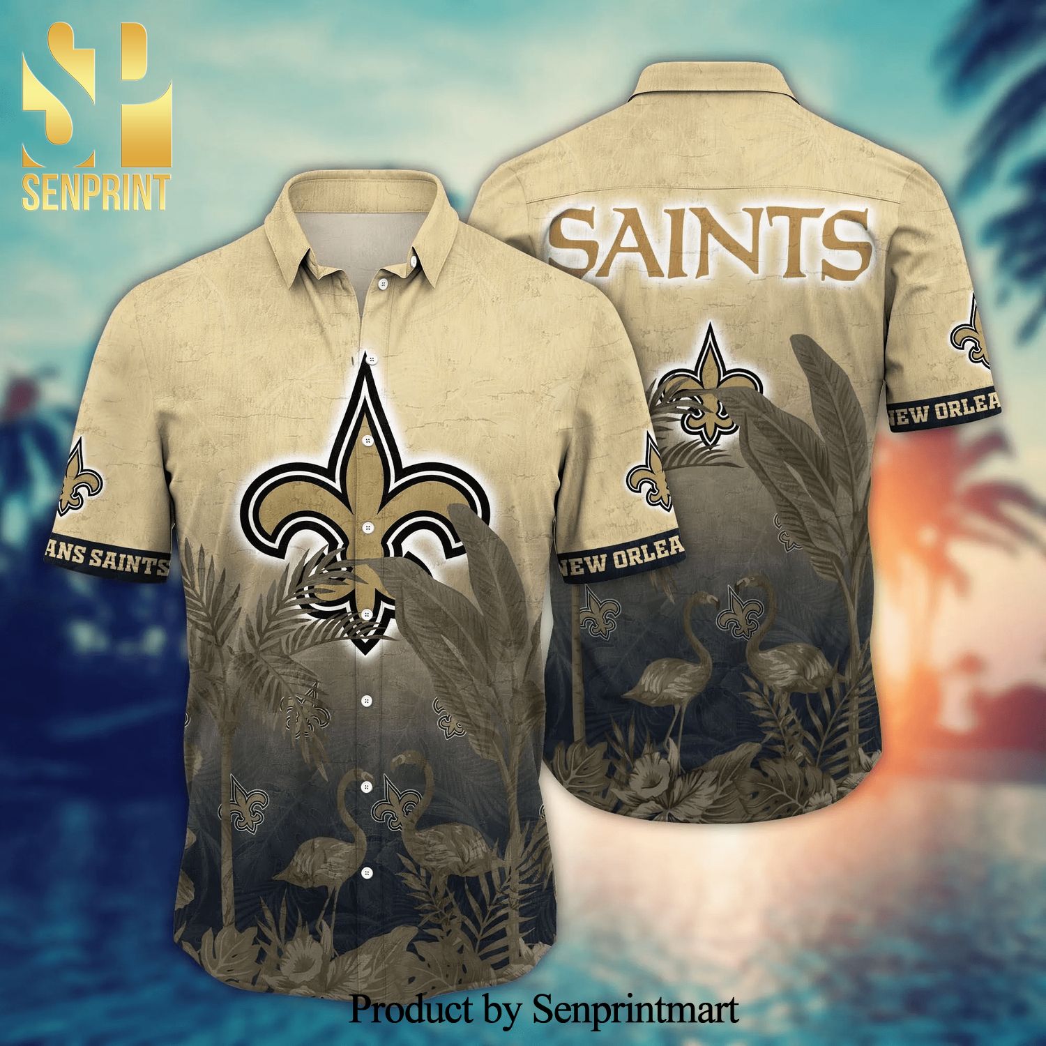 New Orleans Saints NFL For Sports Fan Aloha Hawaiian Style Shirt
