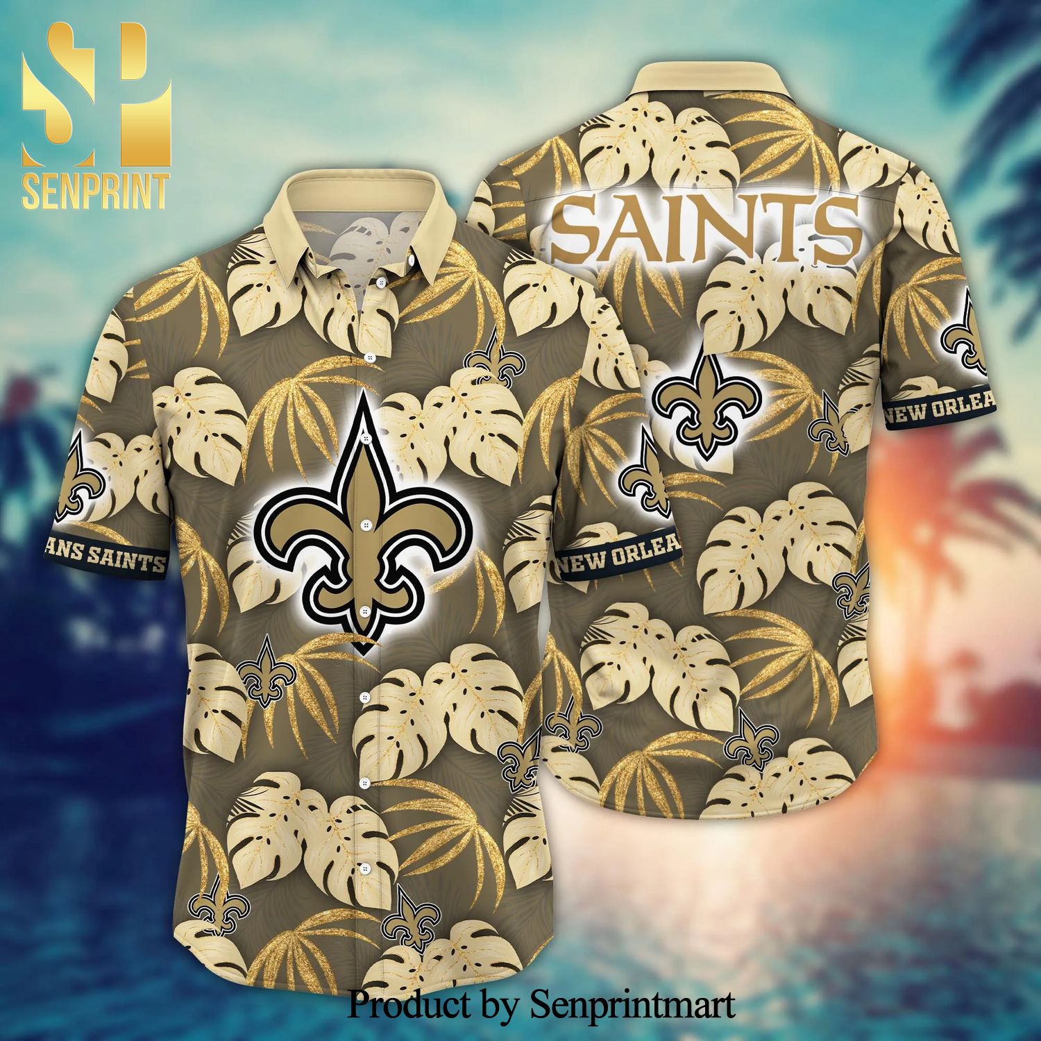 New Orleans Saints NFL For Sports Fan Full Printing Hawaiian Beach Shirt