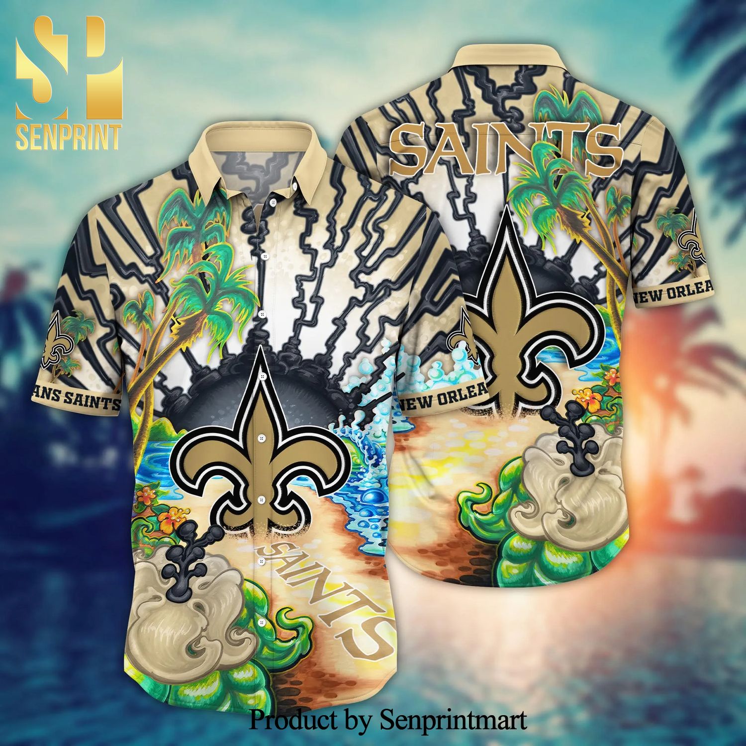 New Orleans Saints NFL For Sports Fan Vacation Gift Hawaiian Style Shirt