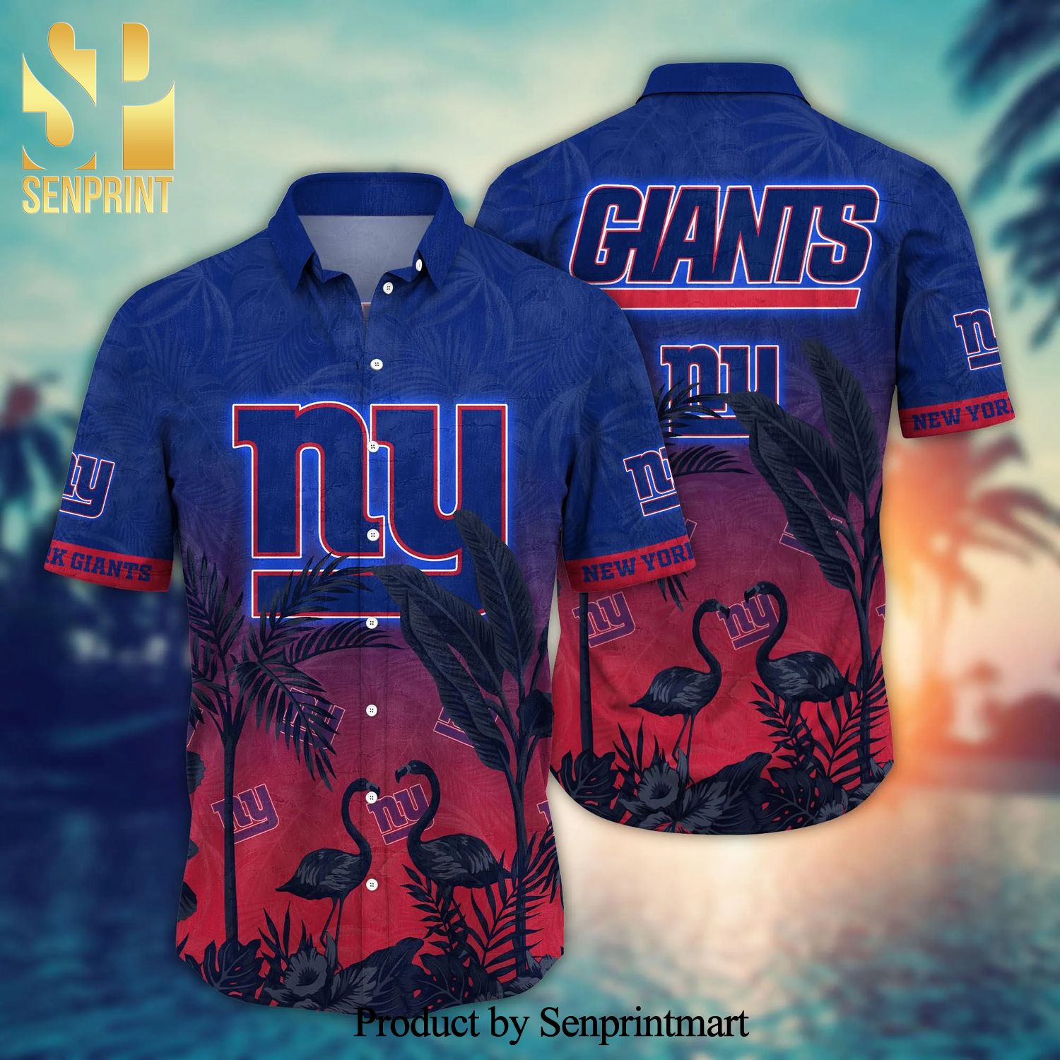 New York Giants NFL For Sports Fan All Over Print Hawaiian Shirt