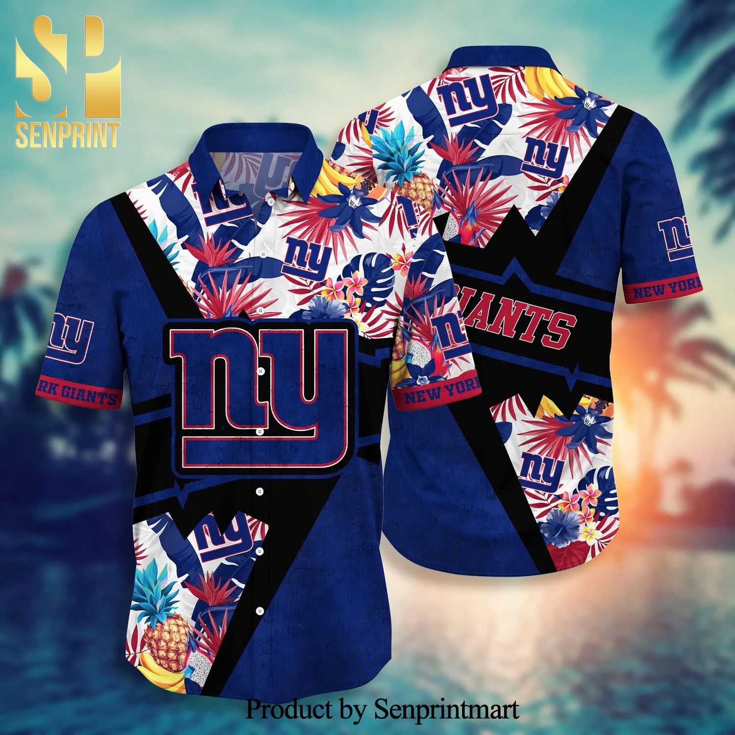 New York Giants NFL For Sports Fan Floral Hawaiian Beach Shirt