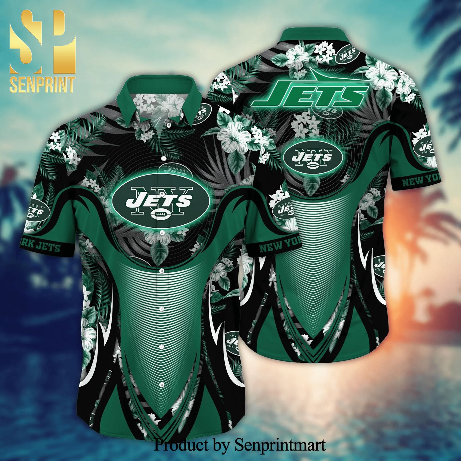 New York Jets NFL For Sports Fan Floral Hawaiian Style Shirt