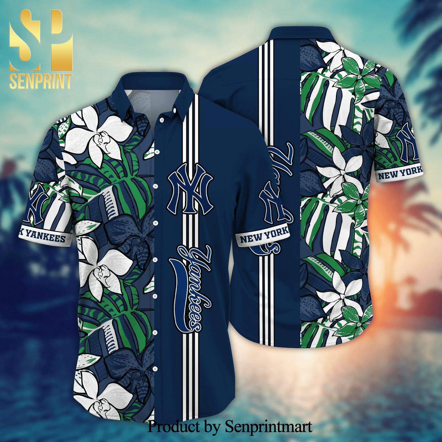 New York Yankees MLB Hawaiian Shirt Mid-Year Aloha Shirt - Trendy