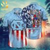 North Carolina Tar Heels NCAA-Custom M-38981- Tropical Hawaiian Shirt