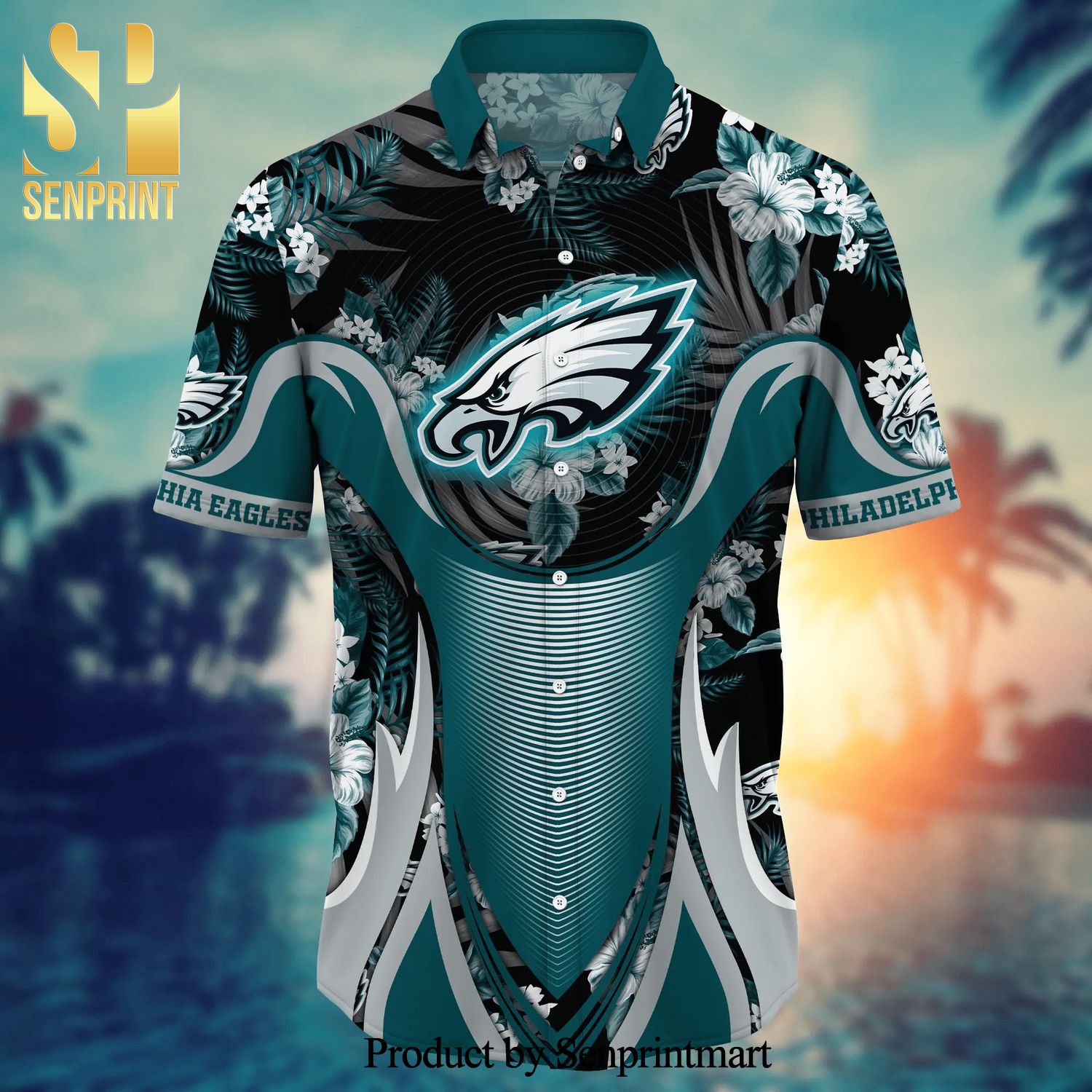 Philadelphia Eagles NFL For Sports Fan Pattern Hawaiian Shirt