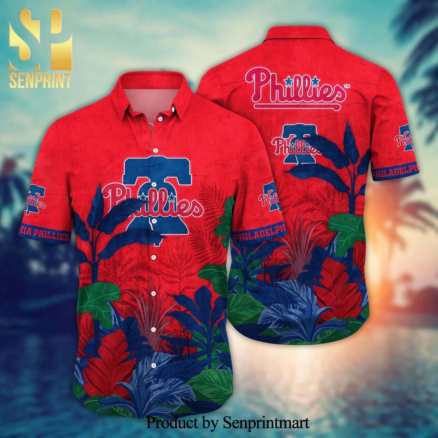 Philadelphia Phillies MLB For Sports Fan Flower Hawaiian Shirt