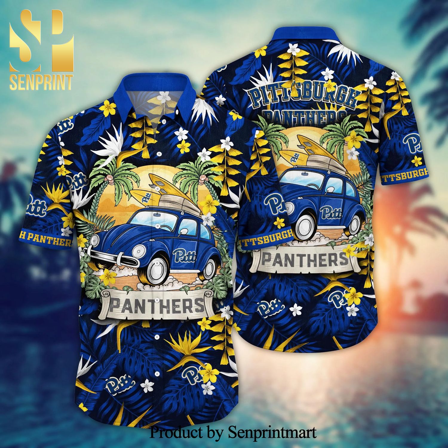 Pittsburgh Panthers NCAA Hawaiian Shirt Beach Aloha Shirt - Trendy