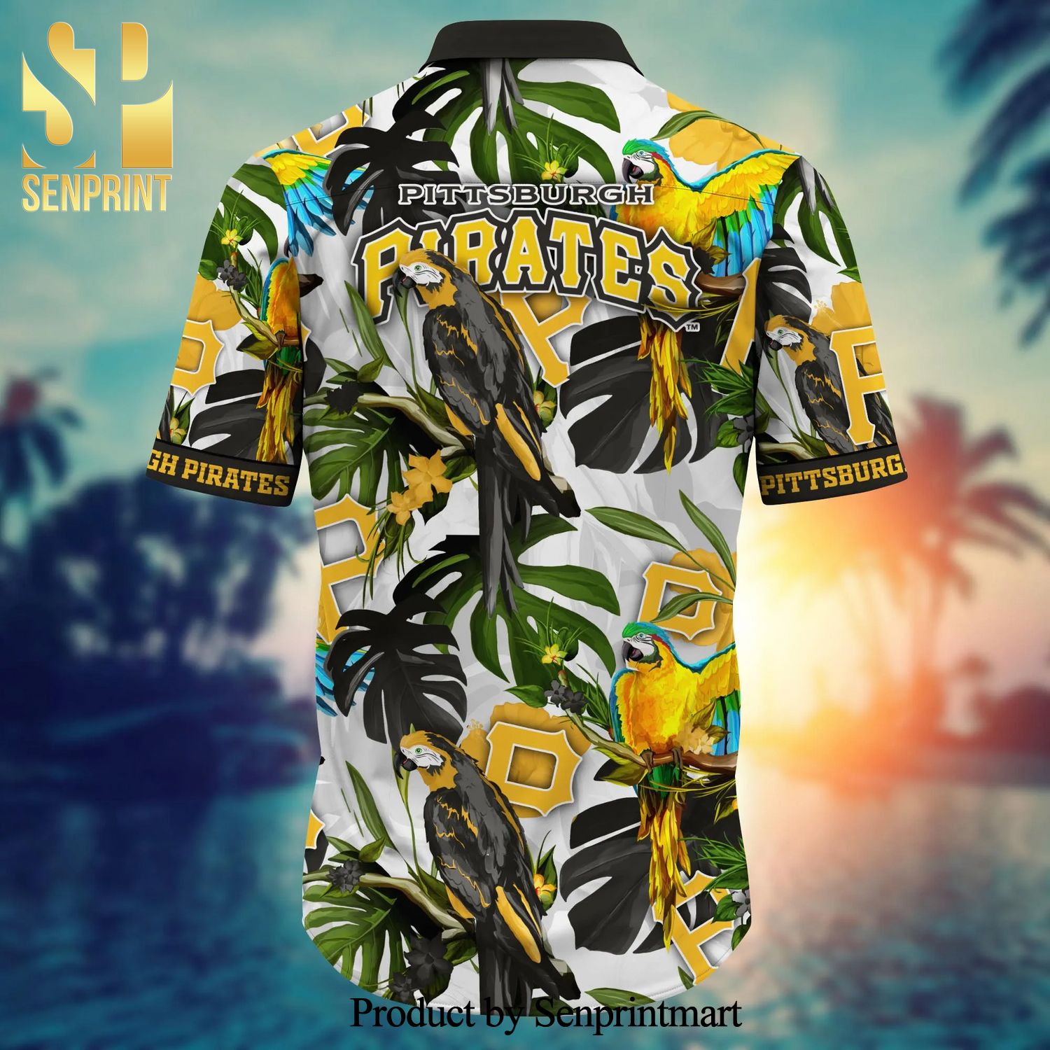 Pittsburgh Pirates 3D Hawaiian Shirt klsMen And Women For Fans - Banantees