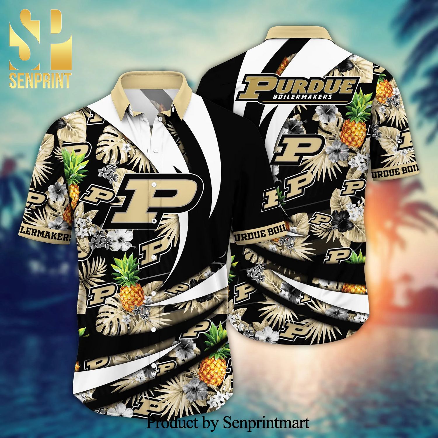 Purdue Boilermakers NCAA For Sports Fan Floral Hawaiian Shirt