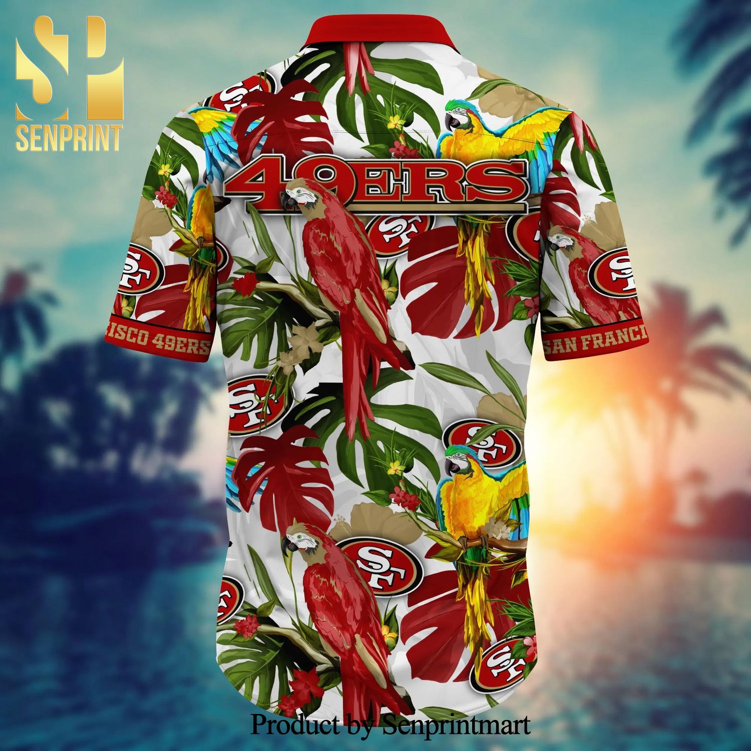 NFL San Francisco 49ers Hawaiian Shirt Special Floral Tropical Team Spirit  - Limotees