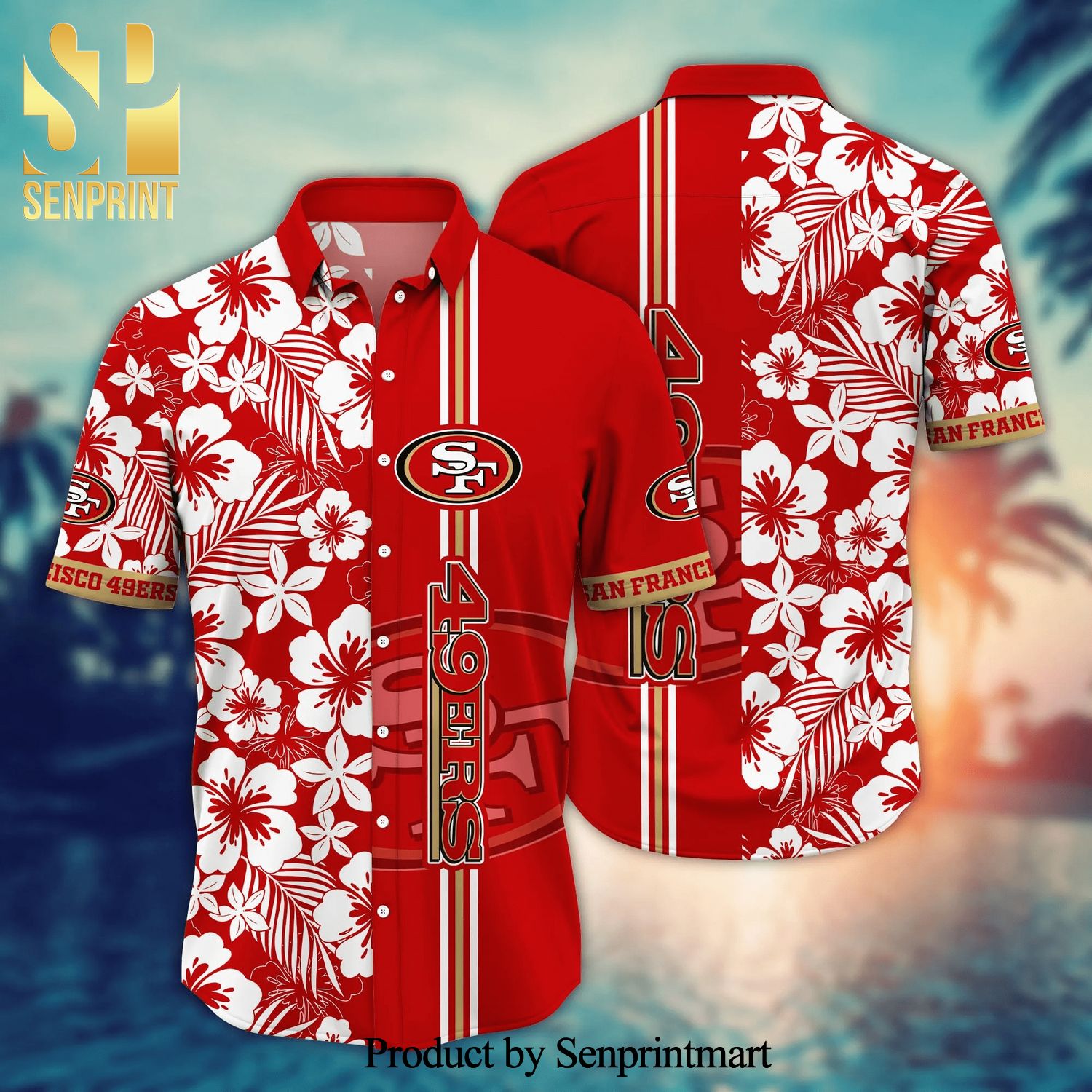 San Francisco 49ers NFL For Sports Fan Full Print Hawaiian Style Shirt
