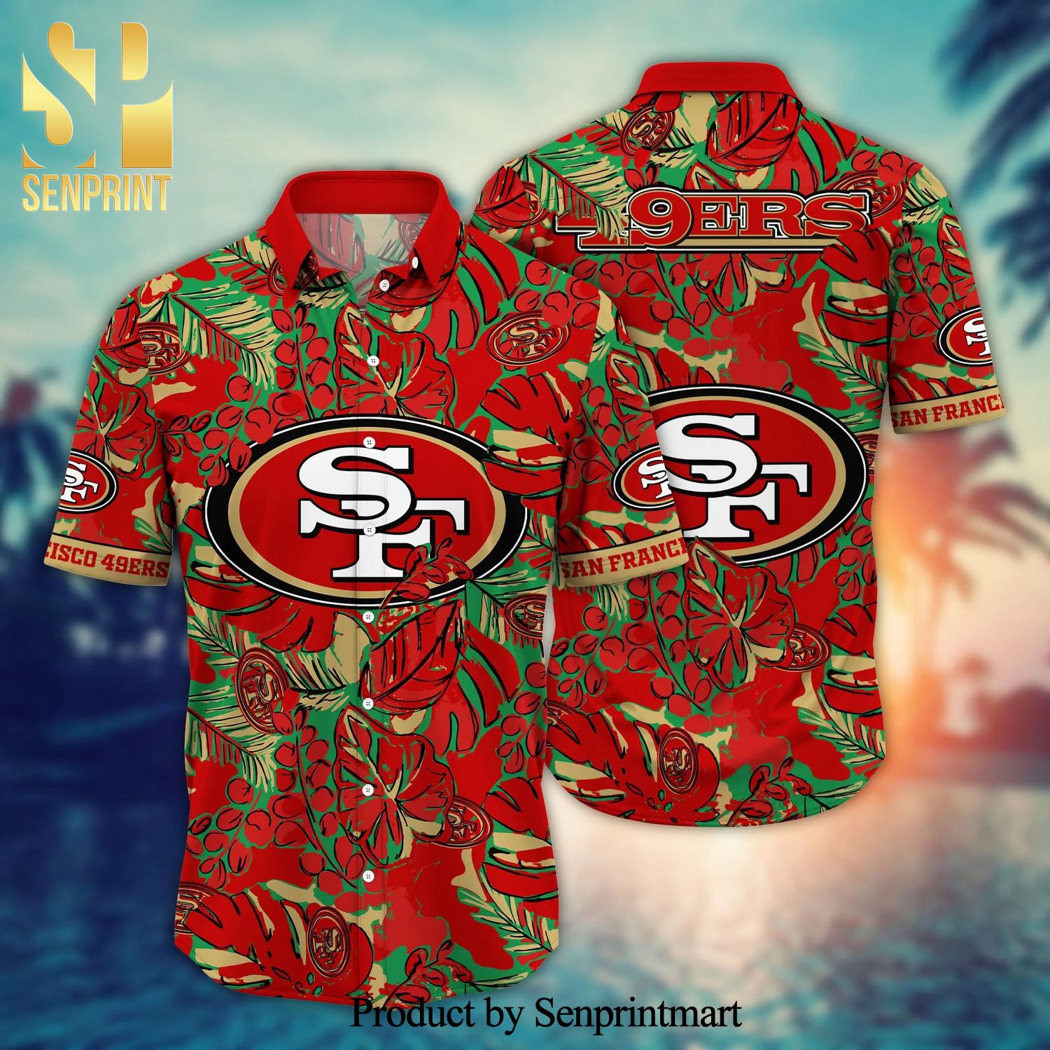 San Francisco 49ers NFL For Sports Fan Full Printed Hawaiian Shirt
