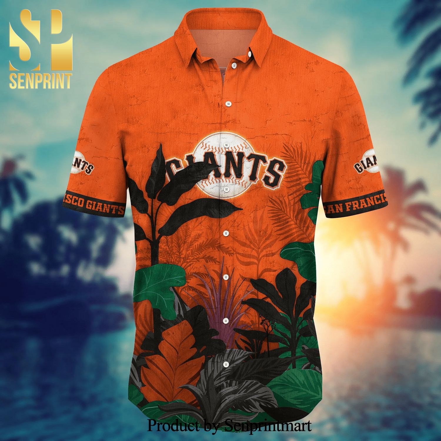 San Francisco Giants Aloha Mlb Orange Hawaiian Shirt For Men And Women