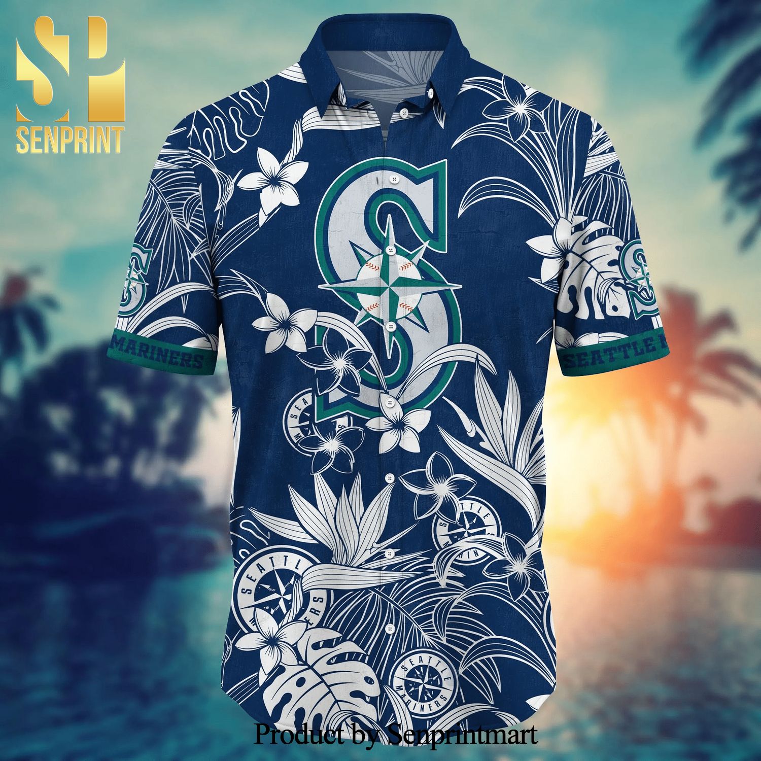 Seattle Mariners Sports American Football Hawaiian Shirt Custom