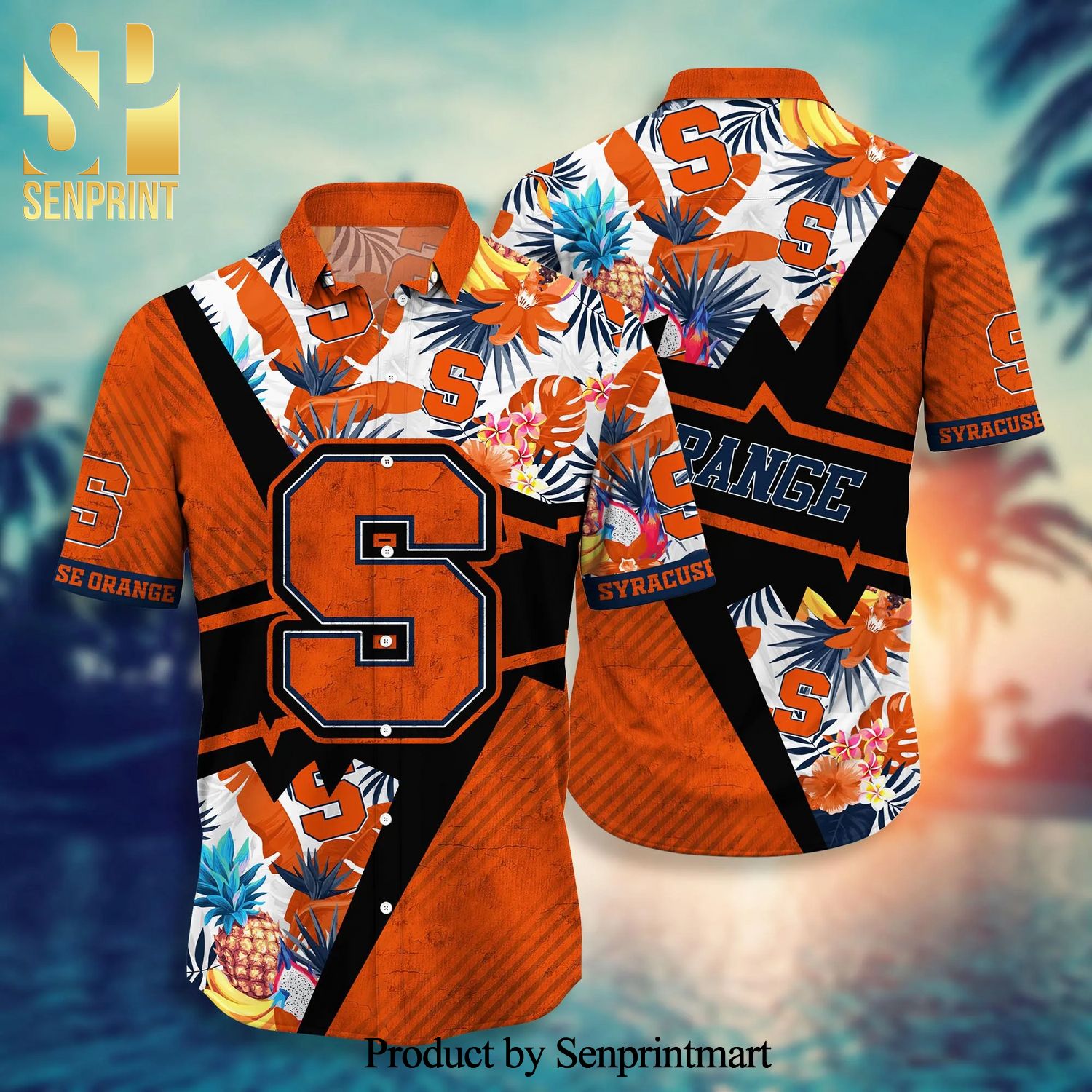 Syracuse Orange NCAA For Sports Fan Vacation Gift Hawaiian Shirt