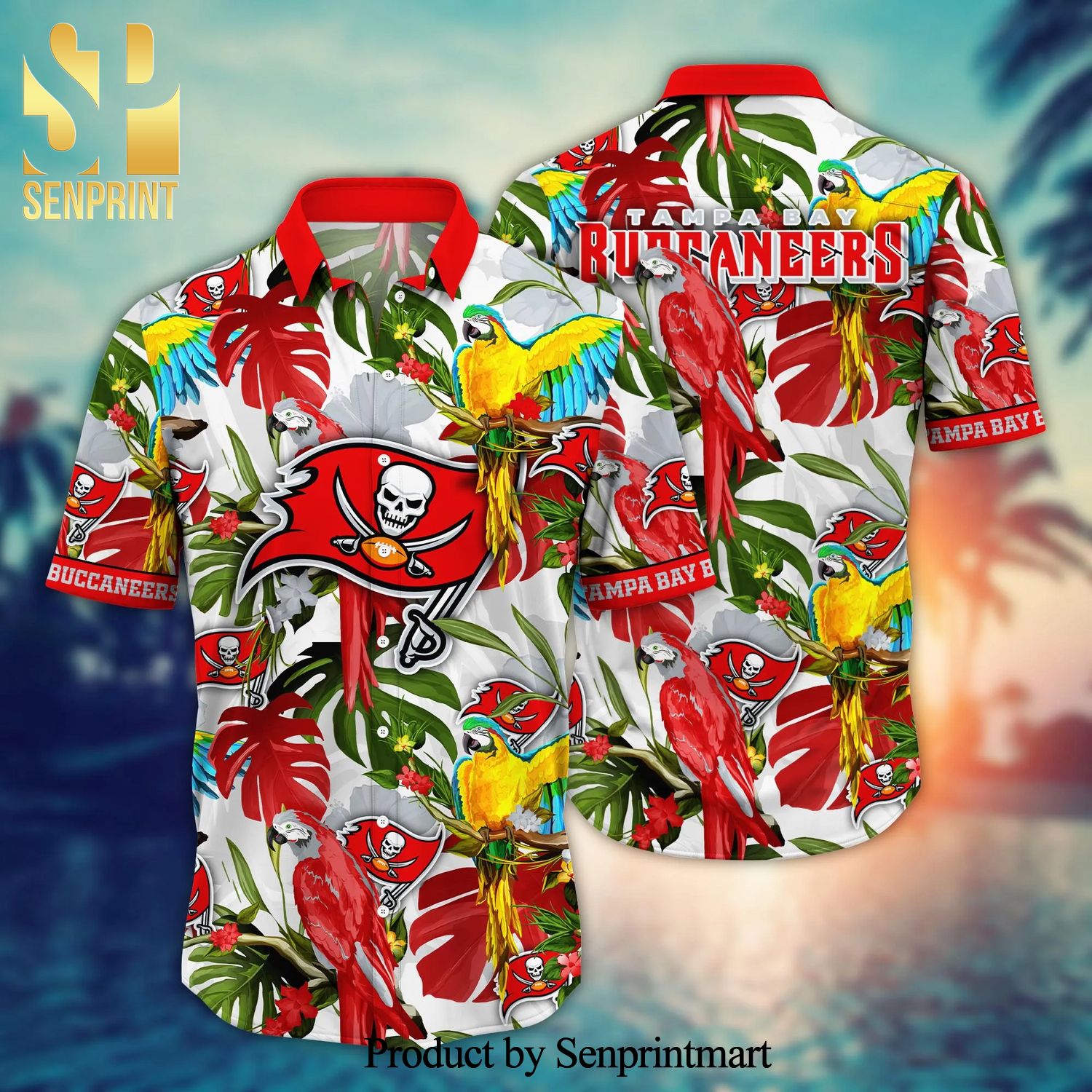 Tampa Bay Buccaneers NFL For Sports Fan 3D Hawaiian Shirt