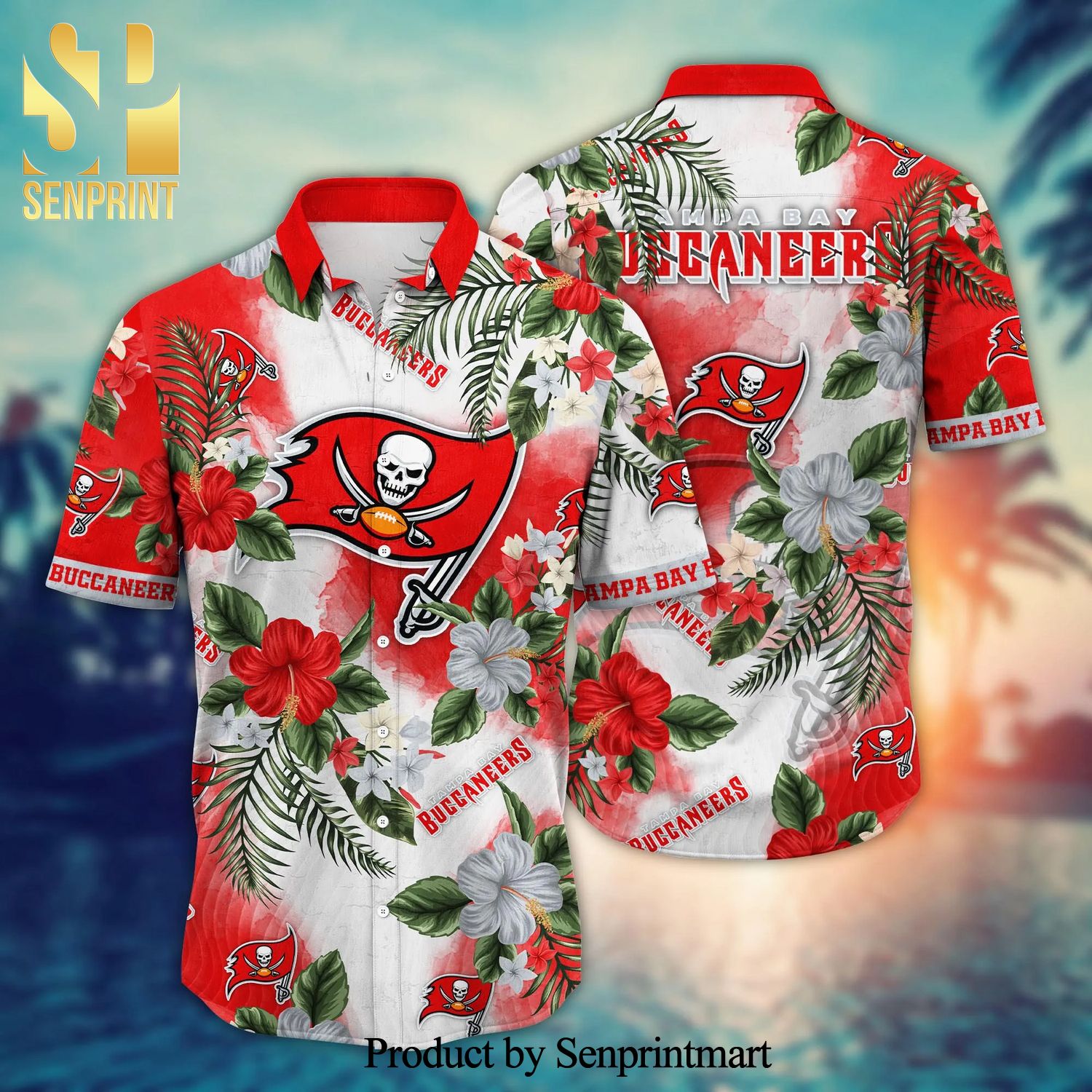 Tampa Bay Buccaneers NFL For Sports Fan 3D Summer Hawaiian Style Shirt