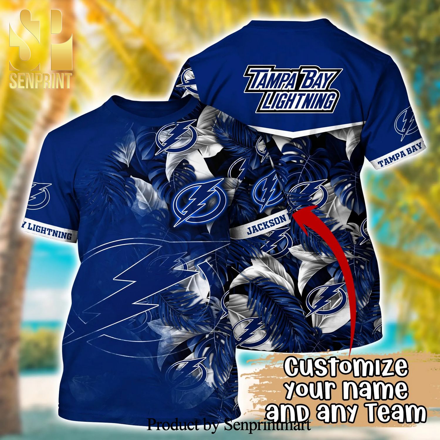 Tampa Bay Lightning Retro NHL 3D Hawaiian Shirt And Shorts For Men