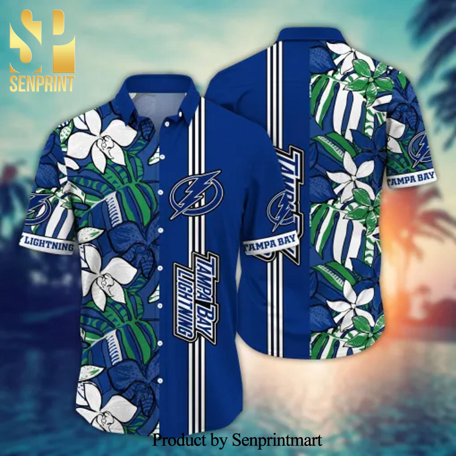 Tampa Bay Lightning NHL Flower Hawaiian Shirt Unique Gift For Men Women Fans