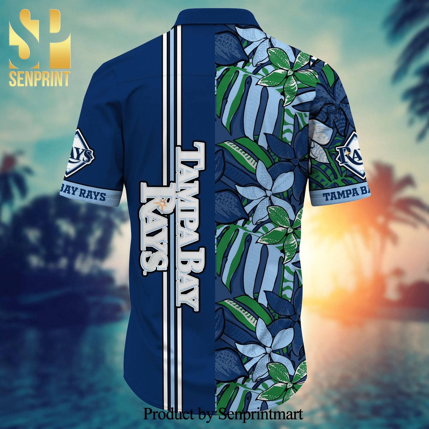 Tampa Bay Rays MLB For Sports Fan Flower Hawaiian Shirt