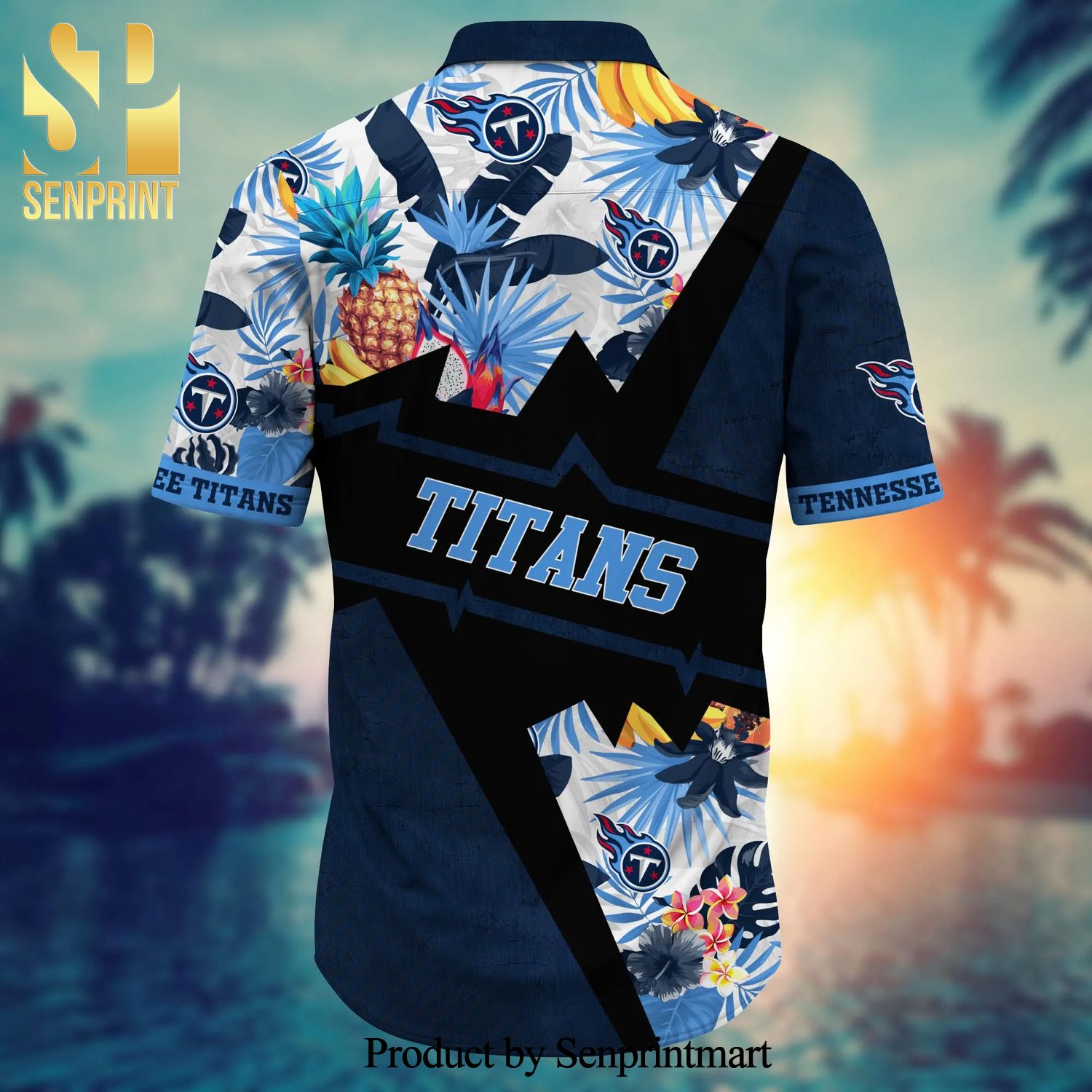 Personalized Tampa Bay Rays Baseball Full Printing 3D Hawaiian Shirt - Blue  - Senprintmart Store