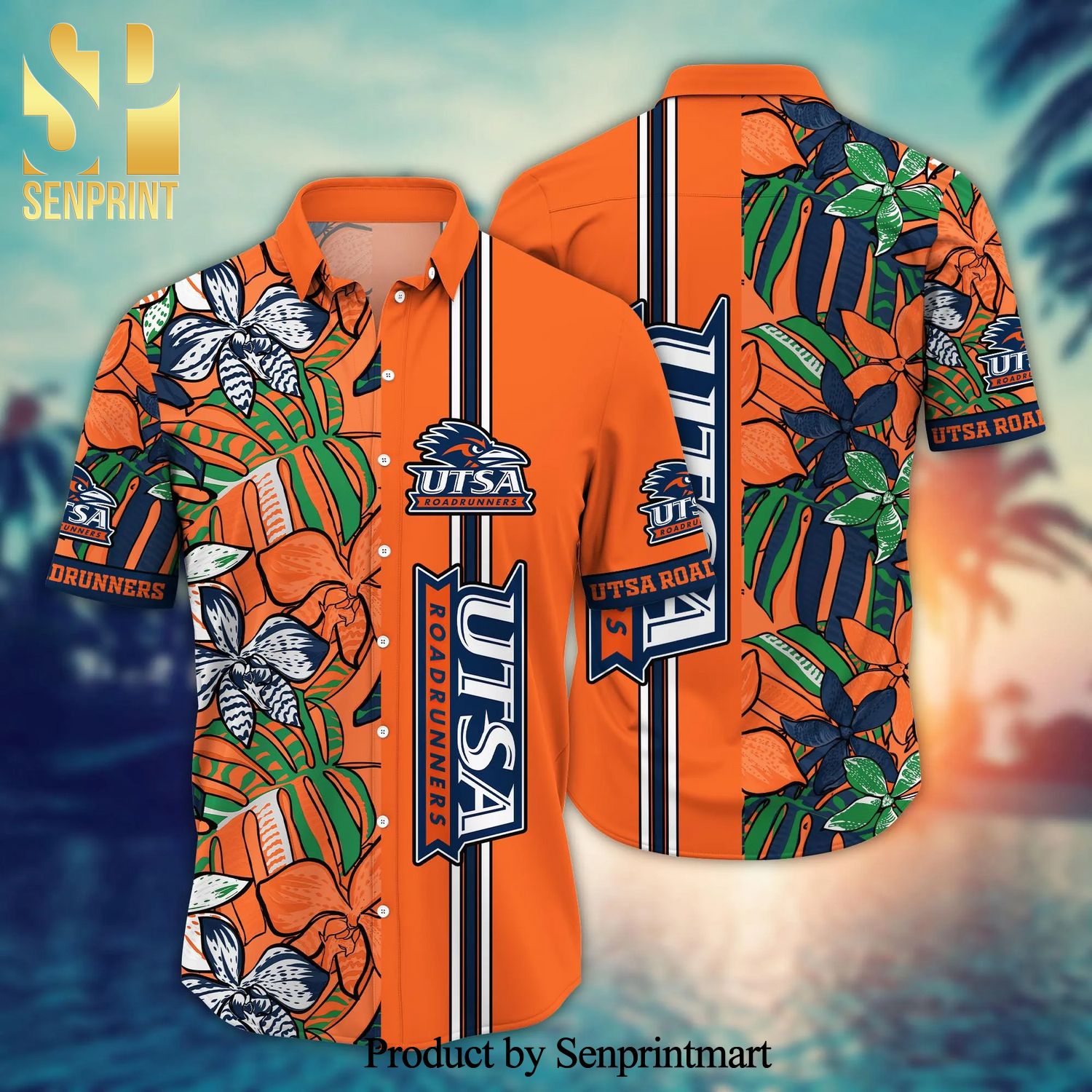 UTSA Roadrunners NCAA For Sports Fan 3D Printed Hawaiian Beach Shirt