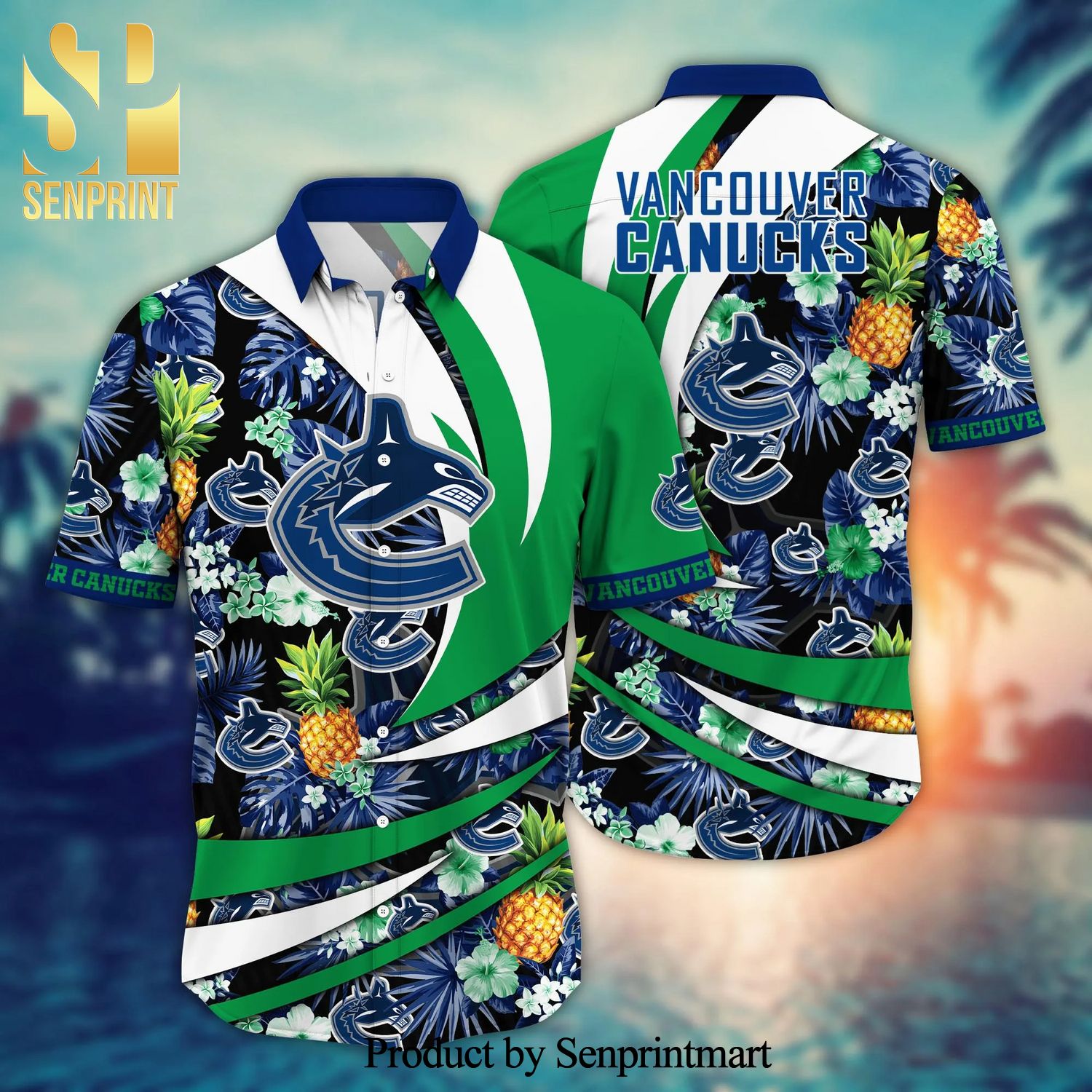 Vancouver Canucks NHL For Sports Fan Vacation Gift Hawaiian Style Shirt