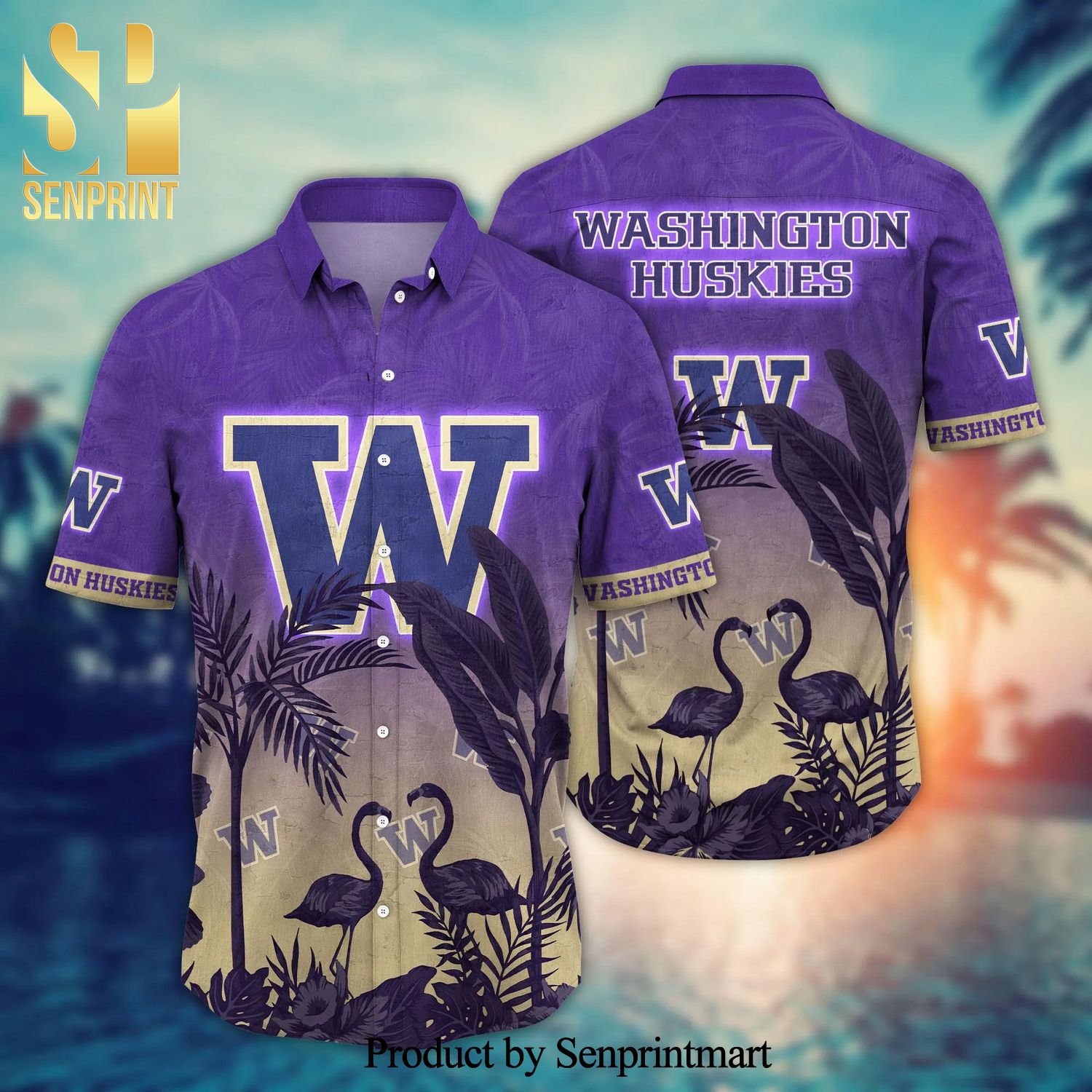Washington Huskies NCAA For Sports Fan Classic Hawaiian Style Shirt
