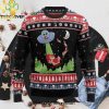 Akita Dog Peace Love Joy Ugly Christmas Wool Knitted Sweater