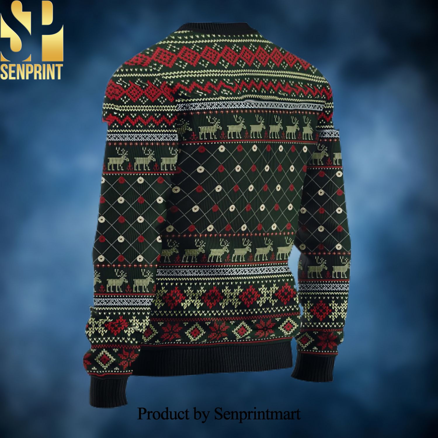 All I Want For Christmas Is Elephant Ugly Christmas Wool Knitted Sweater