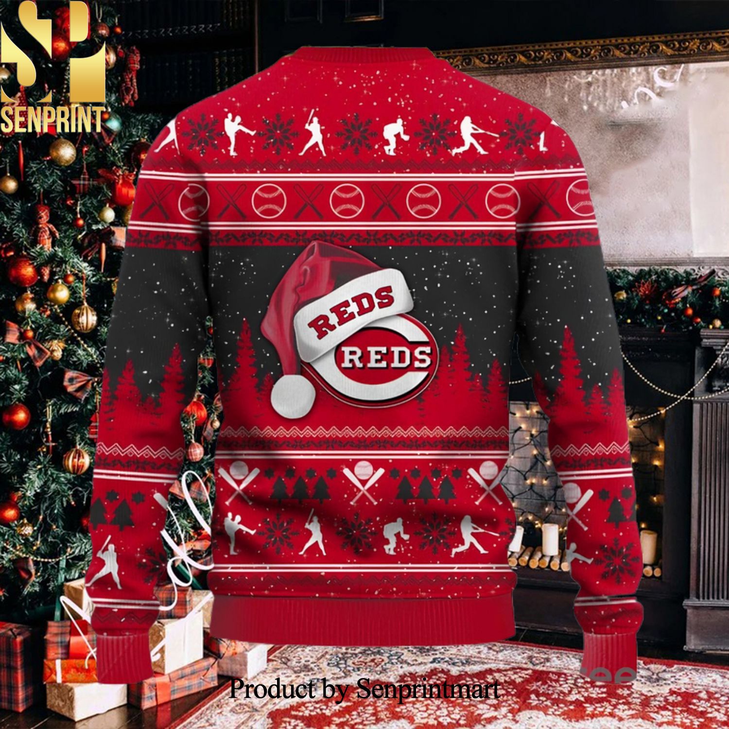 All I Want For Christmas Is More Time For Reds 3D Printed Ugly Christmas Sweater