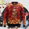 All I Want For Christmas Is Pizza Christmas Wool Knitted 3D Sweater