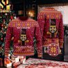 Animal Hunting Christmas Ugly Wool Knitted Sweater