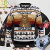 Bear Camping Christmas Shuh Duh Fuh Cup Xmas Ugly Xmas Wool Knitted Sweater