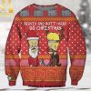 Bear Hunting and Beer Christmas Xmas Christmas Wool Knitted 3D Sweater