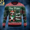 Bernese Mountain Dog Snow Ugly Christmas Wool Knitted Sweater